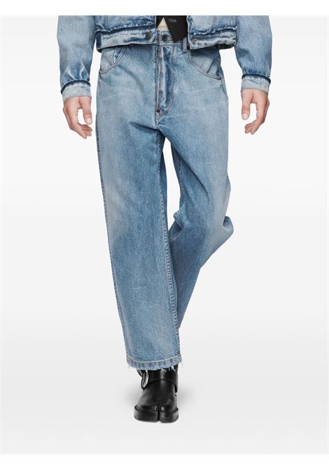 cropped straight leg jeans man blue MAISON MARGIELA | S50LA0245 S30561987